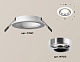 встраиваемый светильник ambrella light techno xc7621003 (c7621, n7012)