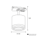 трековый однофазный светильник wolta luce wtl-gx53/06w