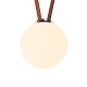 трековый однофазный светильник denkirs belty orb dk5555-bk