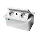 блок розеток lk-dms-742 (2 секции полуавтоматический 2 usb беспроводная зарядка) mebax 00-00002869