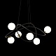 подвесная люстра delight collection p0691-6a black