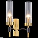 бра illumico il5177-2wls-29 brass tubo