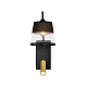 бра escada comfy 598/1a black/brass