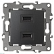 розетка usb эра 12-4110-05 б0027495