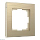 рамка werkel aluminium на 1 пост шампань алюминий w0011711 4690389158001