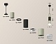 подвесной светильник ambrella light techno xp7423022 (a2302, c6314, a2061, c6323, a2030, c7423, n7160)
