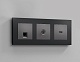 лицевая панель для tv розетки ambrella volt alfa ap6630