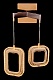 бра theona le7701/2w grey/gold