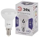 лампа светодиодная эра e14 6w 6000k led r50-6w-860-e14 б0048023