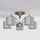 потолочная люстра eurosvet adagio 60080/5 сатин-никель