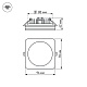 влагозащищенный светильник arlight ltd-96x96sol-bk-10w warm white 022556