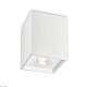 потолочный светильник ideal lux oak pl1 square bianco 150468