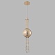 подвесной светильник crystal lux navajo sp3w led gold