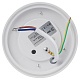 накладной светильник эра ol28 wh/bk б0055581
