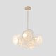 люстра на штанге crystal lux dandelion sp6 gold