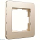 рамка на 1 пост werkel platinum шампань 4690389184437 w0012611