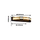 настенный светодиодный светильник favourite rota 4131-1w