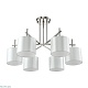 потолочная люстра crystal lux sergio pl6 nickel