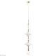 подвесной светильник crystal lux valencia sp1.3 gold