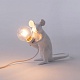 настольная лампа mouse lamp sitting usb seletti