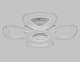 потолочная люстра ambrella light acrylica original fa8925