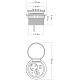 блок розеток 51 (1 секция и 2 usb) mebax 00-00000828