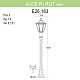 уличный фонарь fumagalli aloe.r/rut e26.163.000.byf1r