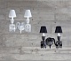бра delight collection baccarat zz86303bk-2w