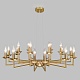 подвесная люстра eurosvet cariso 60150/18 латунь