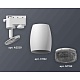 комплект трекового светильника ambrella light track system xt1122021 swh/bk белый песок/тонированный (a2520, c1122, n7192)