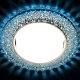 встраиваемый светодиодный светильник ambrella light gx53 led g298 cl/cld