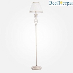 Торшер Eurosvet Amelia 10073/1 белый с золотом/прозрачный хрусталь Strotskis