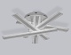 потолочная люстра ambrella light acrylica original fa8903