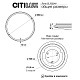 потолочный светодиодный светильник citilux луна cl70224v