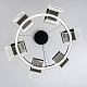 подвесная люстра led4u l7707-600 bk