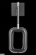 бра theona le7701/1w grey/black chrome