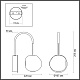 бра odeon light l-vision jemstone 5084/5wl