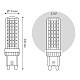 лампа светодиодная gauss g9 6,5w 4100к прозрачная 107309206