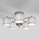 потолочная люстра eurosvet adagio 60080/5 сатин-никель