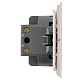 выключатель 2-клавишный (механизм) stekker мия 250в 10а rsw10-3104-08 пудровый жемчуг 50473