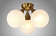 потолочная люстра crystal lux suite pl3 bronze