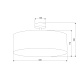 потолочный светильник tk lighting 4242 rondo white