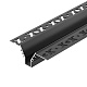 алюминиевый профиль arlight comfort10-v-fantom-2000 black 052541