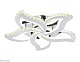 потолочная люстра ambrella light acrylica ice fa1723
