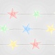 светодиодная гирлянда feron звездочки usb разноцветная без мерцания cl572 41649