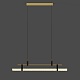 подвесной светильник delight collection 8501p/l brass/clear