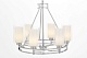 подвесная люстра lumina deco marietta ldp 8025-6 chr+wt