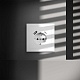 розетка встраиваемая voltum s70 с заземлением и защитными шторками, 16а, с usb, a+с, (белый матовый) vls040502