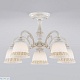 люстра на штанге eurosvet 60107/5 белый с золотом