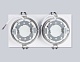 встраиваемый светильник ambrella light techno spot gx standard tech tn51826